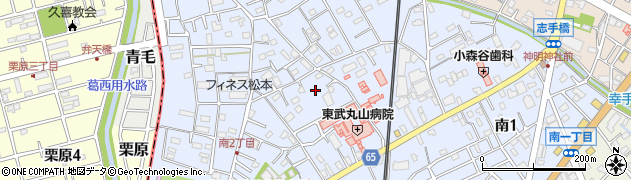 埼玉県幸手市南周辺の地図