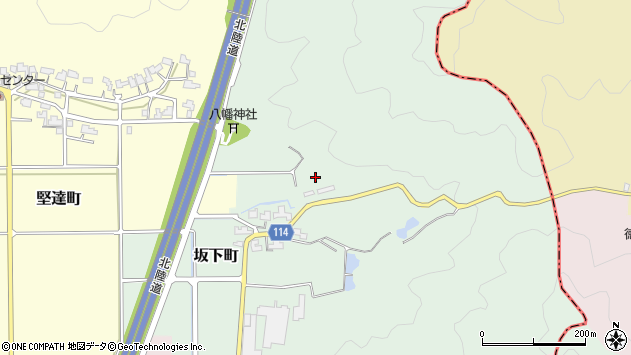 〒918-8222 福井県福井市坂下町の地図