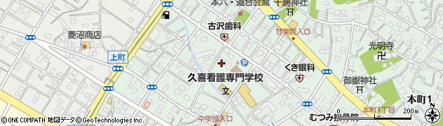 全研リビング久喜弐番館周辺の地図