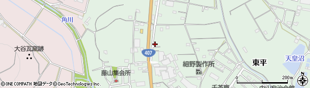 埼玉県東松山市東平1796周辺の地図