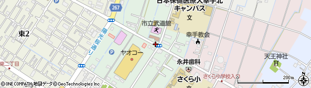 児童館・武道館前周辺の地図