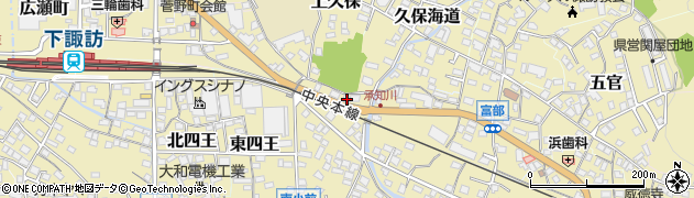 長野県諏訪郡下諏訪町5598-4周辺の地図