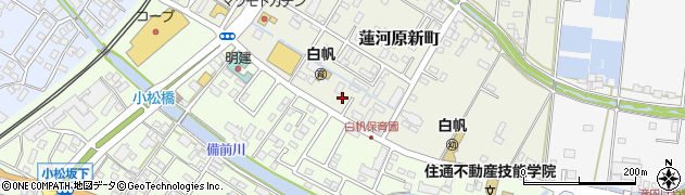 茨城県土浦市蓮河原新町8周辺の地図