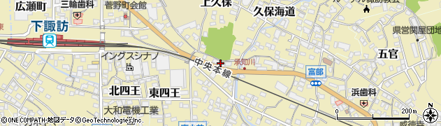 長野県諏訪郡下諏訪町5598-7周辺の地図