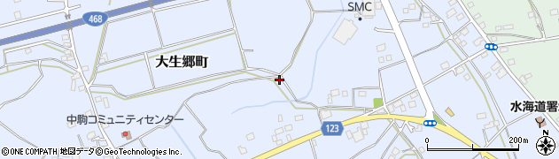 茨城県常総市大生郷町5248周辺の地図