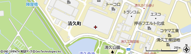 埼玉県久喜市清久町周辺の地図