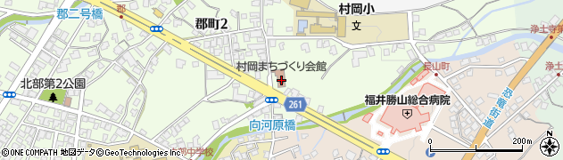村岡まちづくり会館周辺の地図