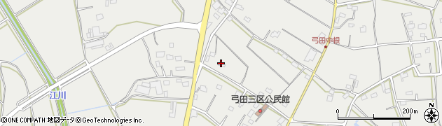 茨城県坂東市弓田2617周辺の地図