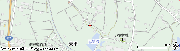 埼玉県東松山市東平1968周辺の地図