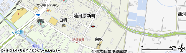 茨城県土浦市蓮河原新町9周辺の地図