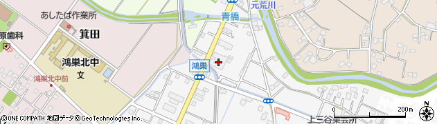 埼玉県鴻巣市鴻巣1167周辺の地図