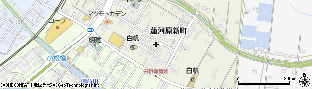 茨城県土浦市蓮河原新町周辺の地図