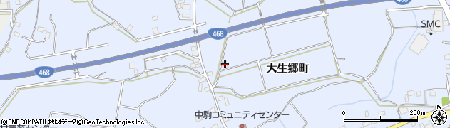 茨城県常総市大生郷町5808周辺の地図