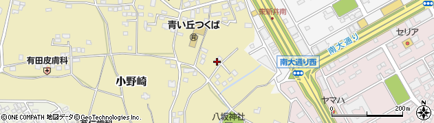 茨城県つくば市小野崎637周辺の地図