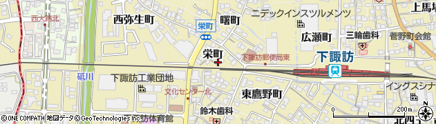 長野県諏訪郡下諏訪町栄町5032周辺の地図