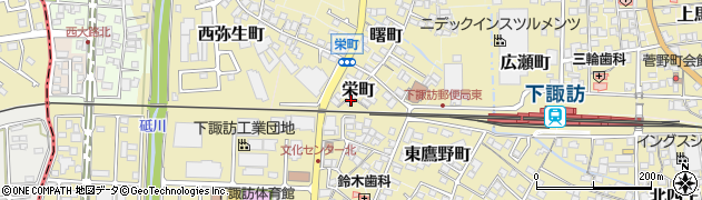 長野県諏訪郡下諏訪町栄町5034周辺の地図