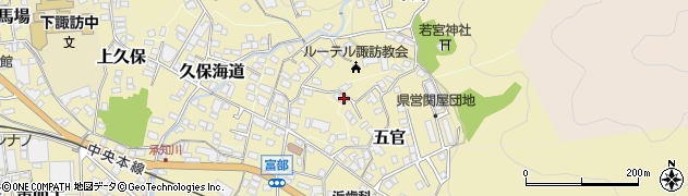 長野県諏訪郡下諏訪町6619周辺の地図