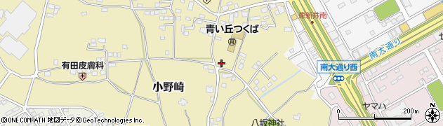 茨城県つくば市小野崎593周辺の地図