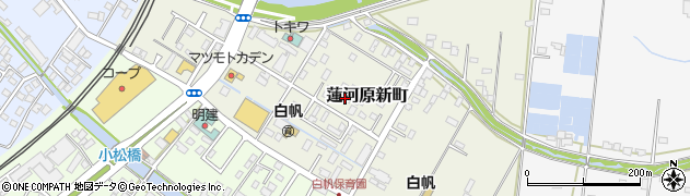 茨城県土浦市蓮河原新町6周辺の地図