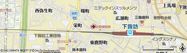 長野県諏訪郡下諏訪町栄町5237周辺の地図