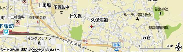 長野県諏訪郡下諏訪町5728周辺の地図