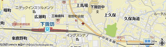 長野県諏訪郡下諏訪町菅野町周辺の地図
