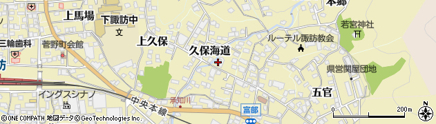 長野県諏訪郡下諏訪町6055周辺の地図