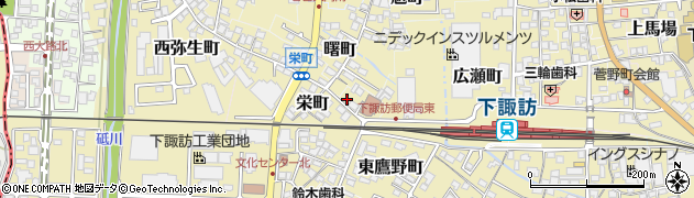 長野県諏訪郡下諏訪町栄町5238周辺の地図