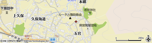 長野県諏訪郡下諏訪町6611周辺の地図