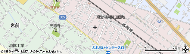 埼玉県鴻巣市箕田3793周辺の地図