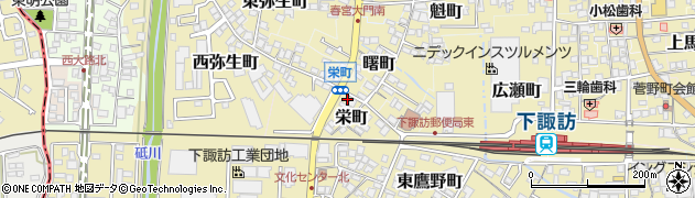 長野県諏訪郡下諏訪町栄町5035周辺の地図