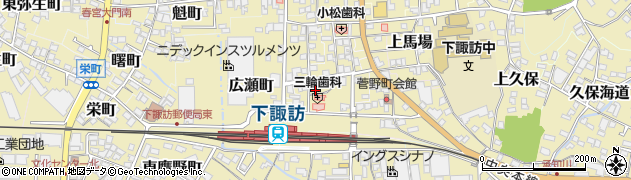 長野県諏訪郡下諏訪町5309周辺の地図