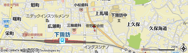 長野県諏訪郡下諏訪町5429周辺の地図
