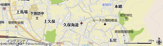 長野県諏訪郡下諏訪町6042周辺の地図