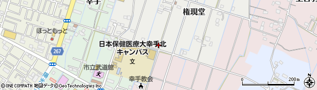 埼玉県幸手市権現堂1374周辺の地図