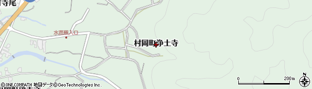 福井県勝山市村岡町浄土寺周辺の地図
