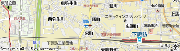 長野県諏訪郡下諏訪町栄町5239周辺の地図