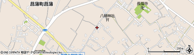 株式会社若菜　菖蒲センター周辺の地図