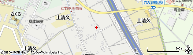 埼玉県久喜市六万部周辺の地図