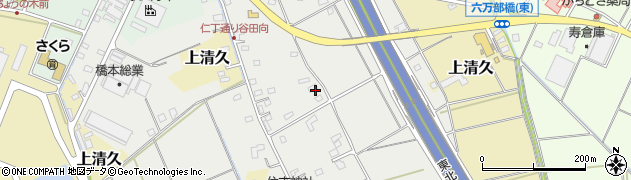 埼玉県久喜市六万部周辺の地図