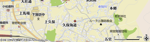 長野県諏訪郡下諏訪町6038周辺の地図
