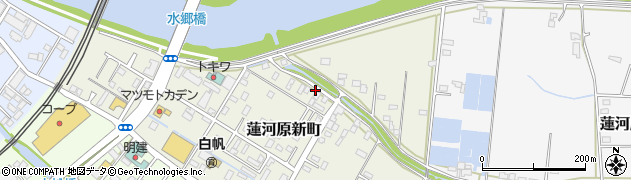茨城県土浦市蓮河原新町4周辺の地図