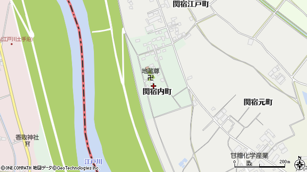 〒270-0204 千葉県野田市関宿内町の地図