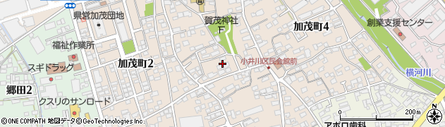 長野県岡谷市加茂町周辺の地図