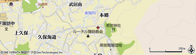 長野県諏訪郡下諏訪町6605周辺の地図