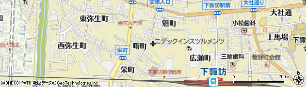 長野県諏訪郡下諏訪町5343-8周辺の地図
