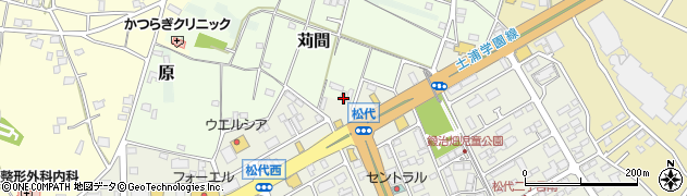 茨城県つくば市苅間107周辺の地図