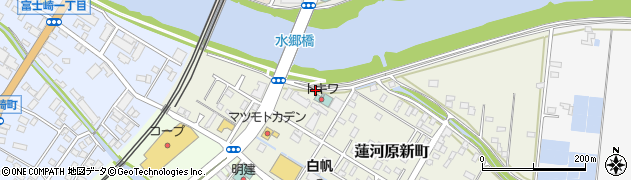 茨城県土浦市蓮河原新町3周辺の地図