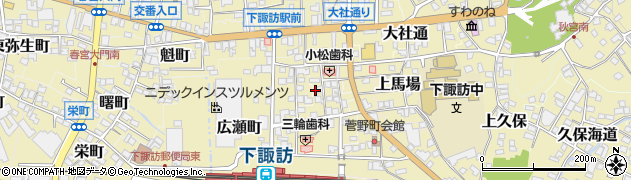 長野県諏訪郡下諏訪町5398周辺の地図