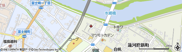 茨城県土浦市蓮河原新町1周辺の地図